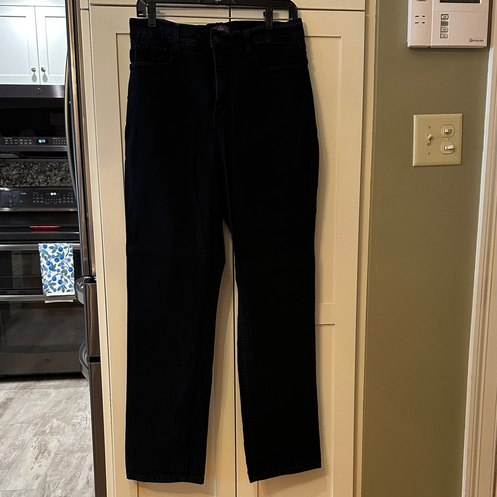 NYDJ Women's Straight Leg Jeans - Black